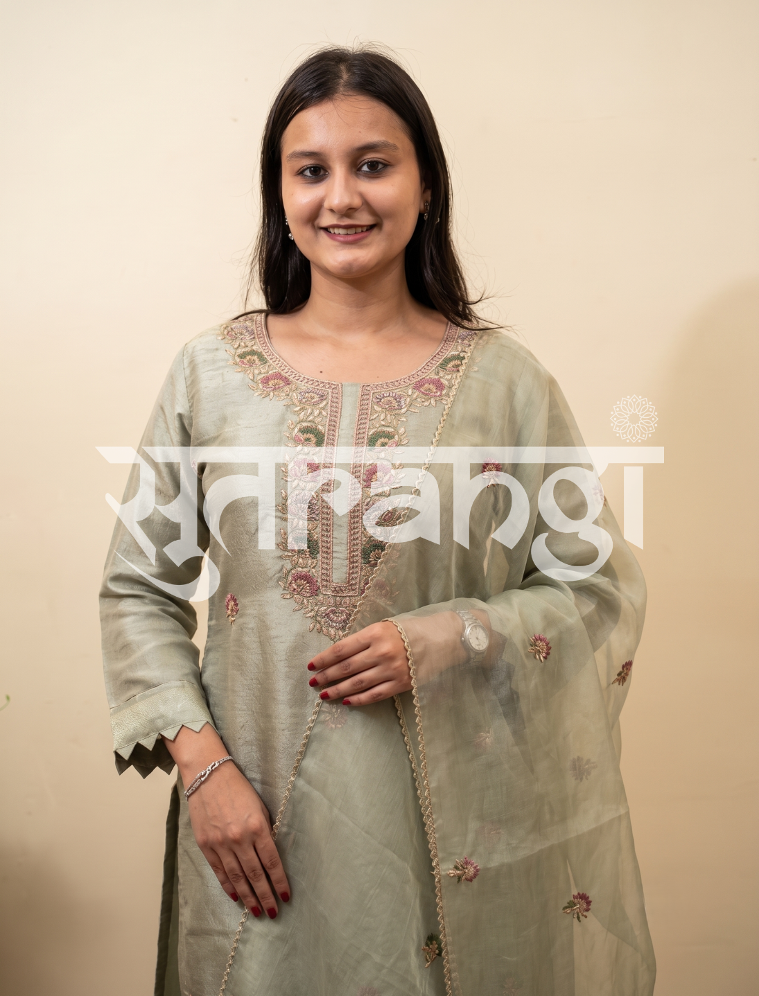 Nazaakat Embroidered Ensemble