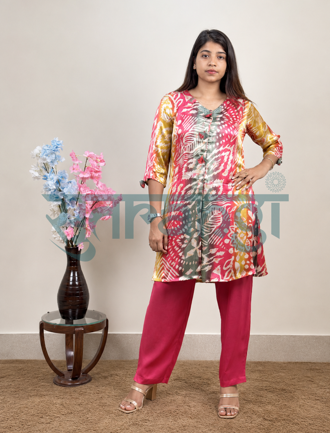 Sunset Mosaic Tunic Set