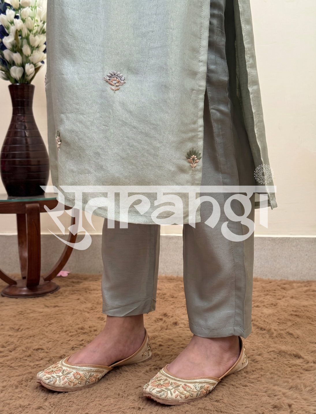 Nazaakat Embroidered Ensemble