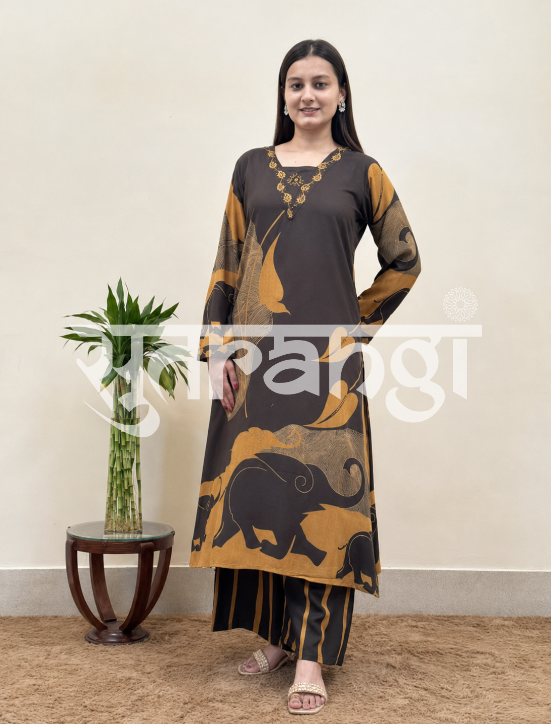 Midnight Safari Kurta Set