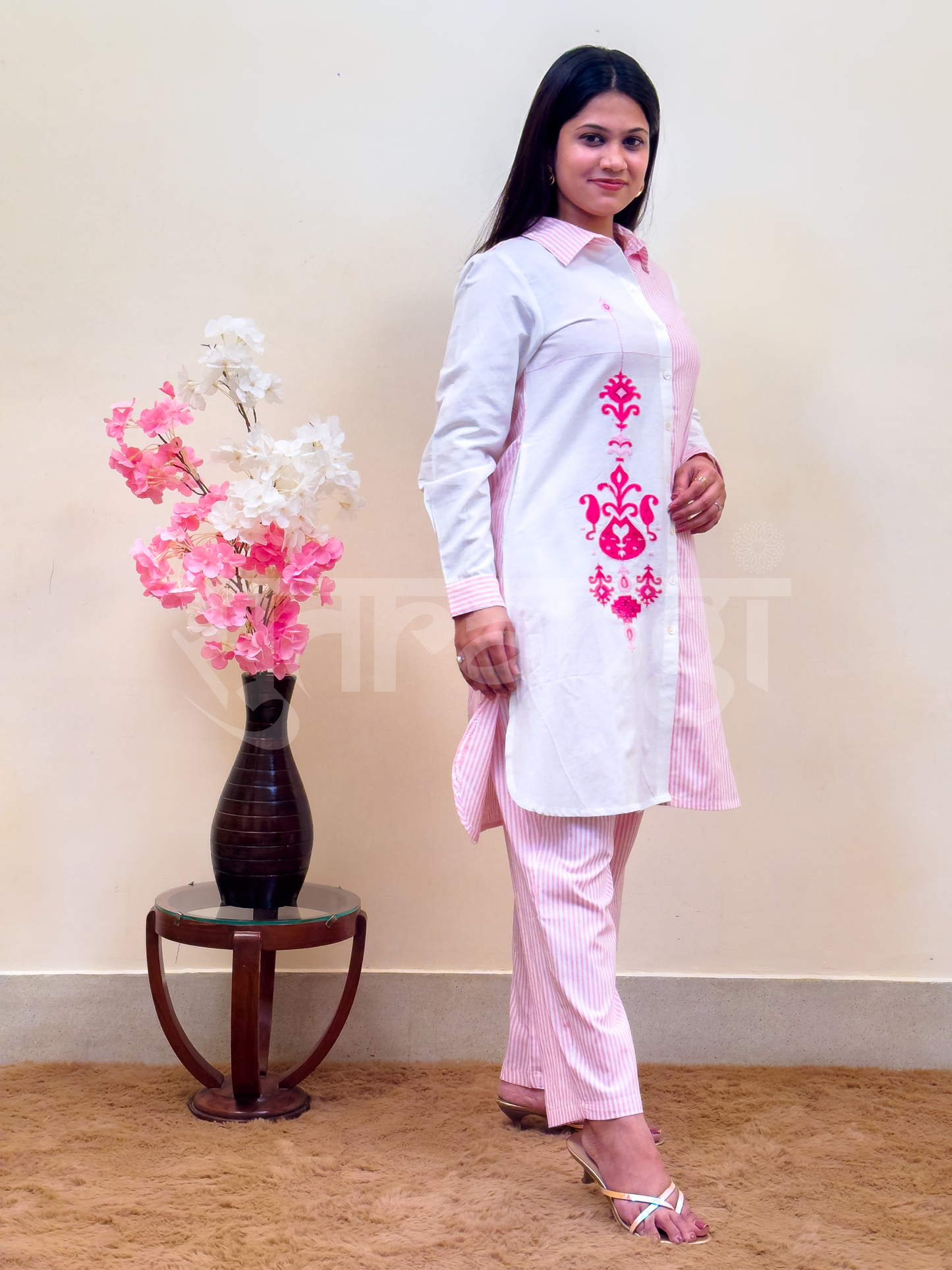 Rosette Shirt Co-ord Set