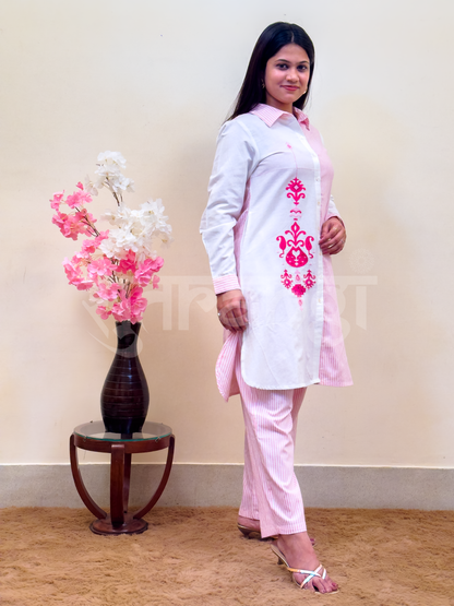 Rosette Shirt Co-ord Set