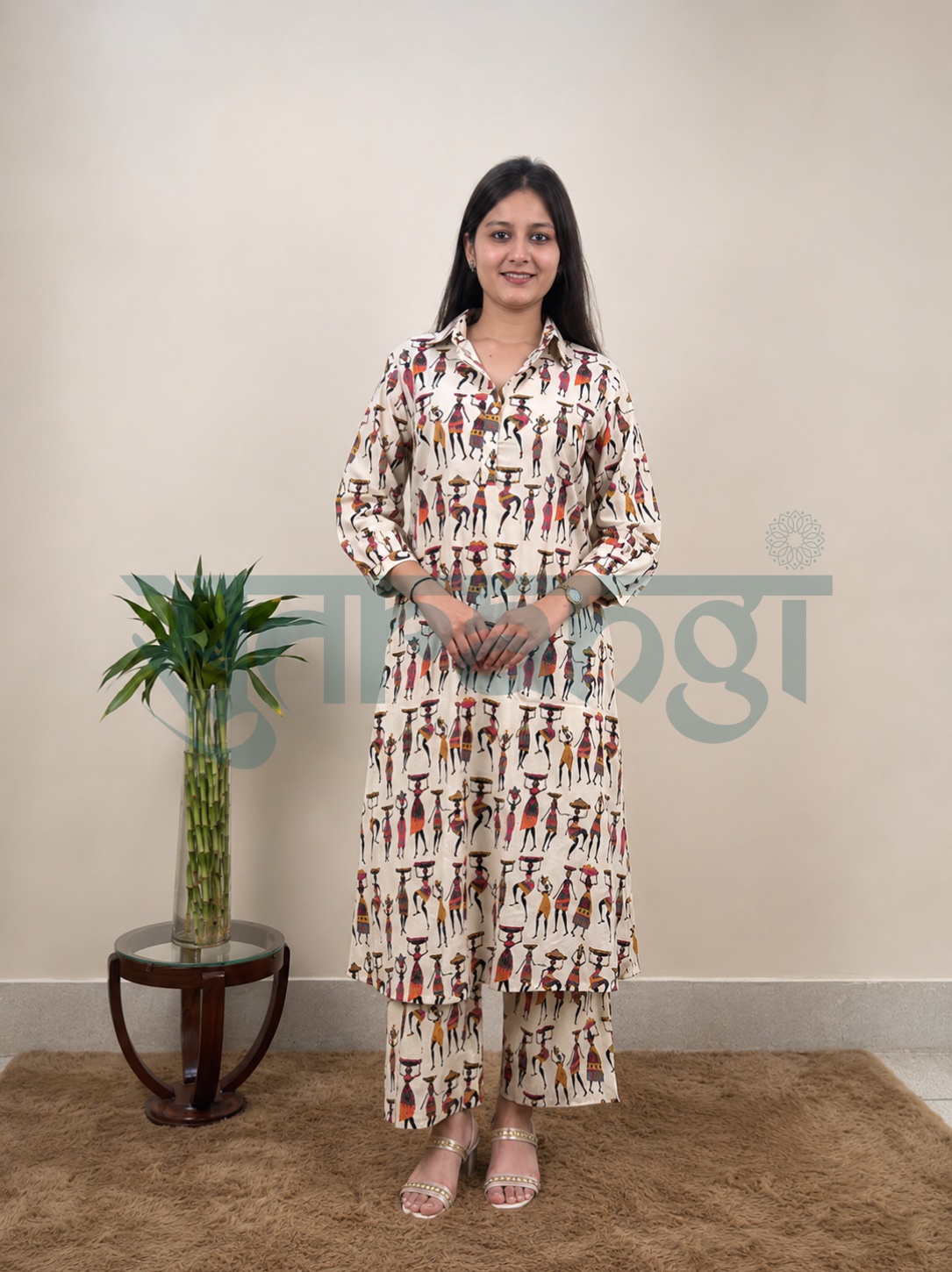 Tribal Print Kurta Set