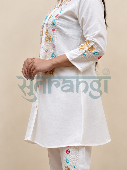 Blooming Ivory Co-ord Set