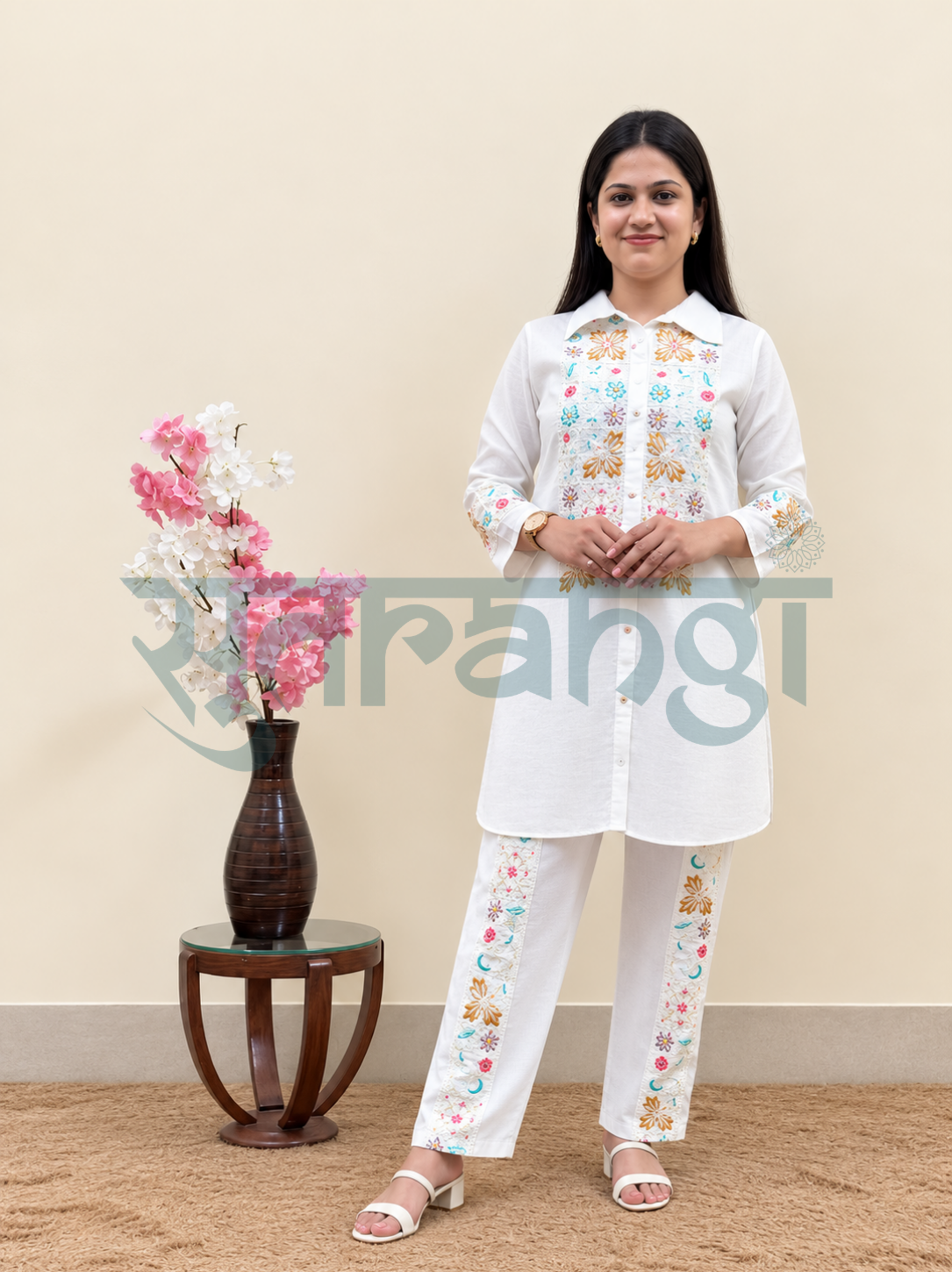 Blooming Ivory Co-ord Set