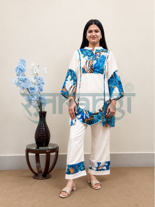 Azure Bloom Co-ord Set