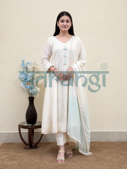 Ivory Mist Suit Set