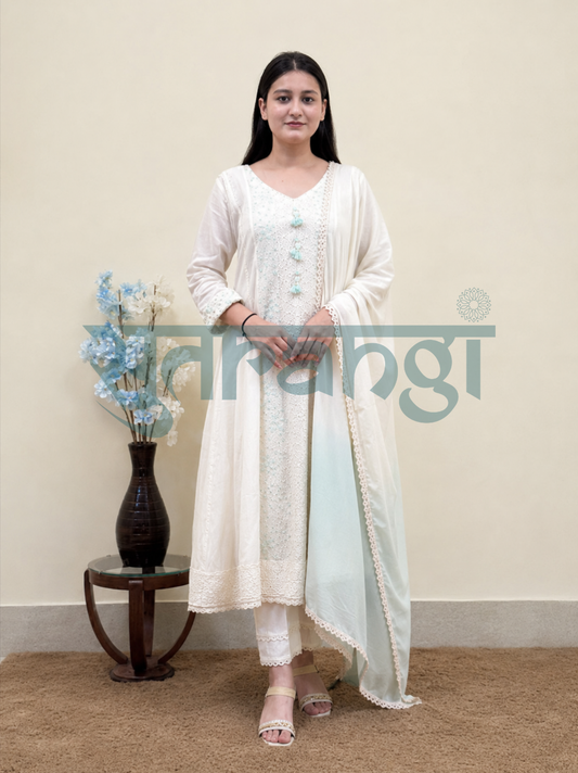 Ivory Mist Suit Set
