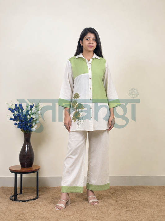 Green Botanical Co-ord Set